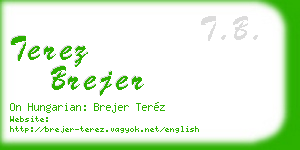 terez brejer business card